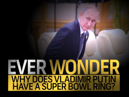 Ever Wonder: Why Does Vladimir Putin Have Super Bowl Ring?